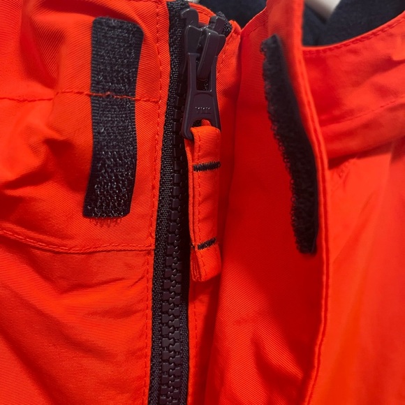 Lands' End Kids Orange and Navy Jacket - Picture 4 of 12